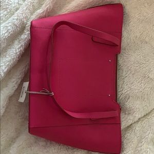 Pink 100% leather hand bag HOBO CO.